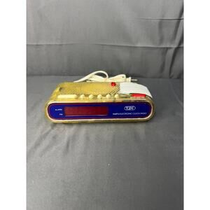 Vintage Tozai 2233T Clear Clock Radio Works!